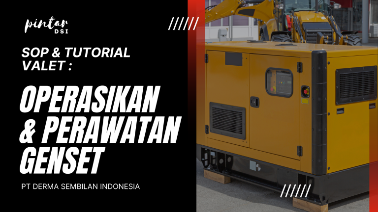 SOP VALET – PENGOPERASIAN DAN PERAWATAN GENSET